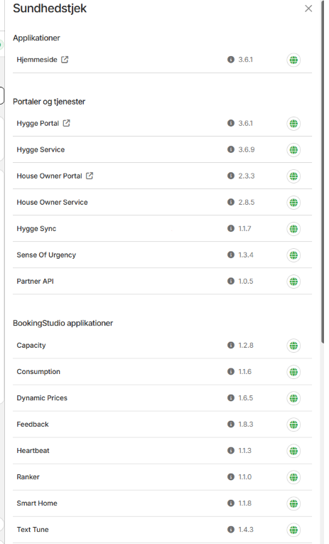 Sundhedstjek detaljer